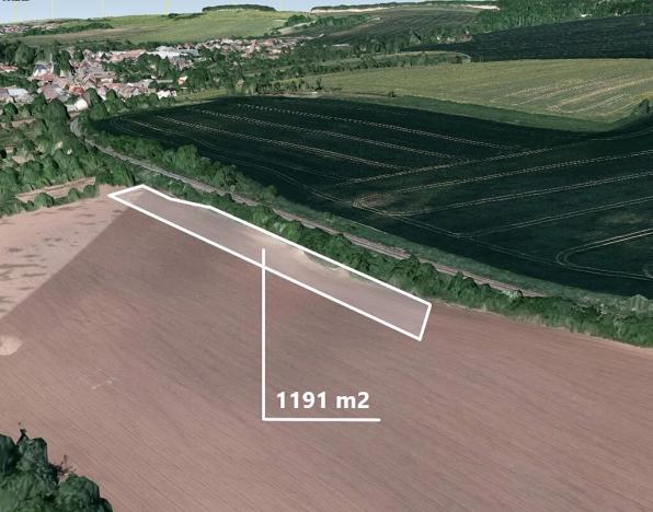 Prodej pole, Zborovice, 1191 m2