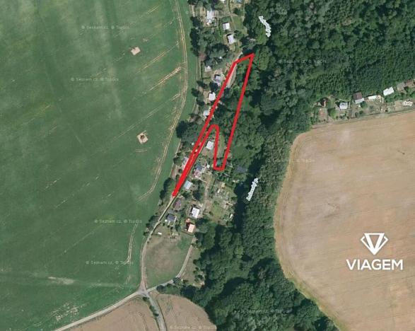 Prodej podílu zahrady, Bukovany, 554 m2