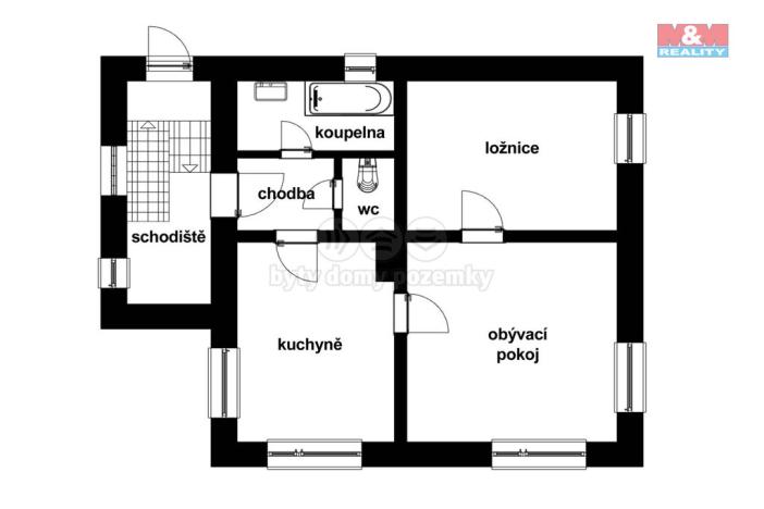 Prodej rodinného domu, Úpice, Chelčického, 110 m2