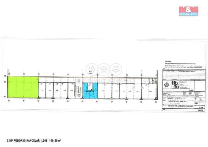 Pronájem kanceláře, Ledeč nad Sázavou, Podolí, 100 m2