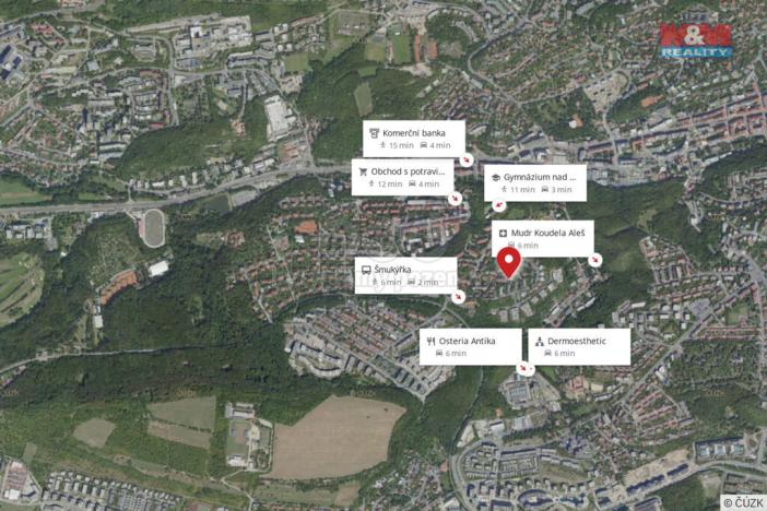 Pronájem bytu 2+1, Praha - Košíře, Kvapilova, 58 m2