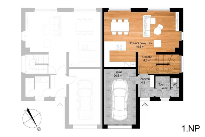 Prodej rodinného domu, Praha - Horní Počernice, Bříšťanská, 218 m2