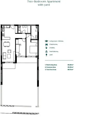 Prodej bytu 2+1, Palasë, Albánie, 99 m2