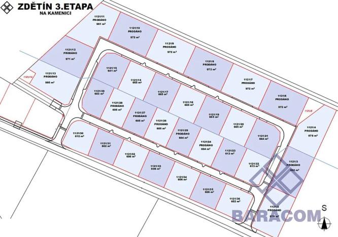 Prodej pozemku pro bydlení, Zdětín, 603 m2
