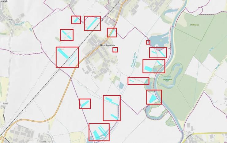 Prodej pole, Huštěnovice, 185395 m2