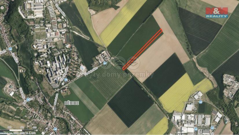 Prodej pole, Vyškov - Dědice, 1557 m2