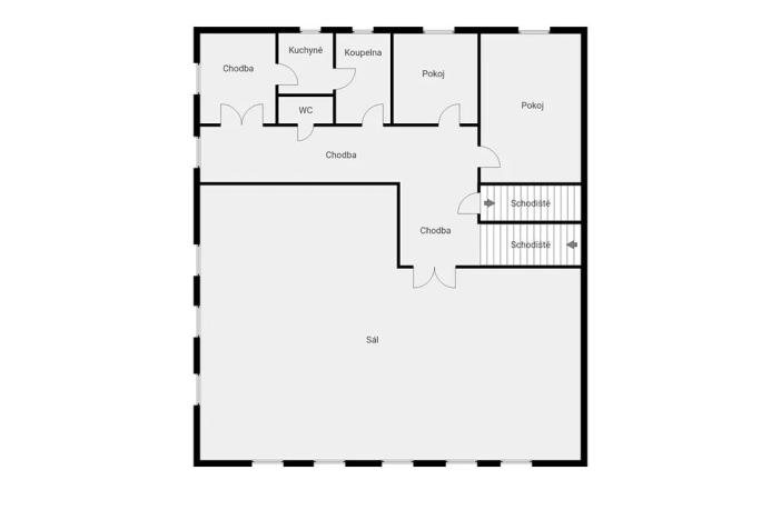 Prodej ubytování, Zálezly, 900 m2