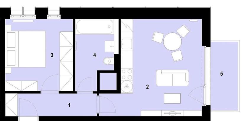 Prodej bytu 2+kk, Brno, Plynárenská, 47 m2