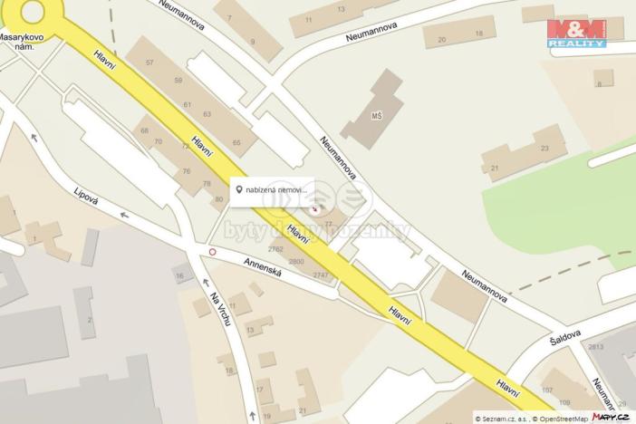 Pronájem kanceláře, Aš, 15 m2