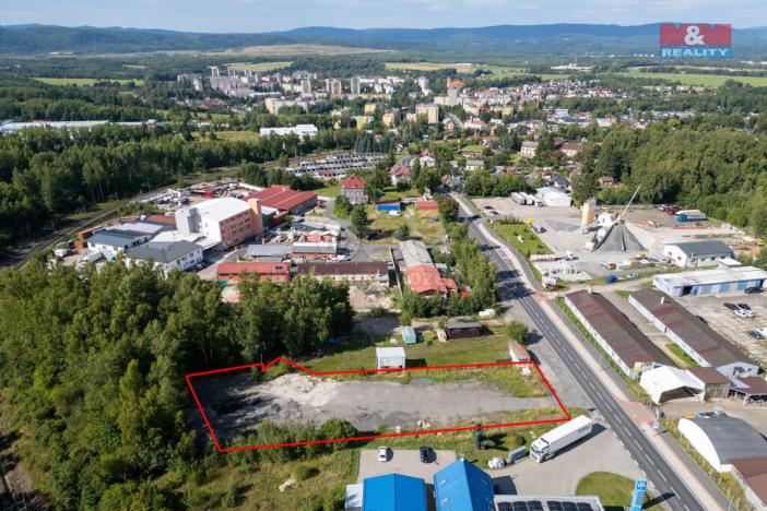 Pronájem komerčního pozemku, Chodov, Horní, 2200 m2