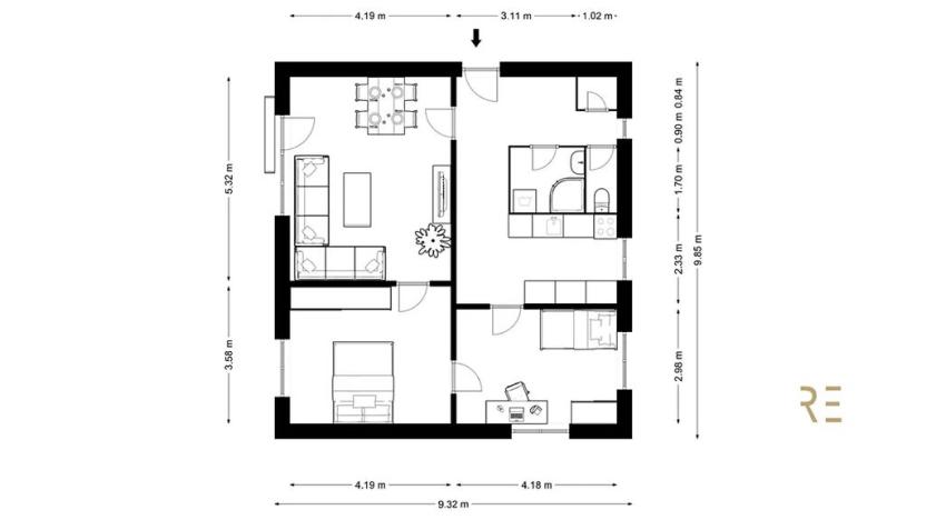 Prodej bytu 3+1, Praha - Liboc, Evropská, 78 m2