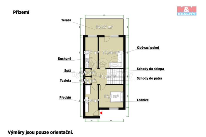 Prodej rodinného domu, Hýskov, Budovatelská, 202 m2