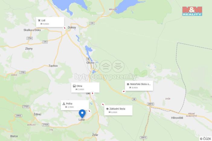 Prodej pozemku pro bydlení, Luka, 4973 m2