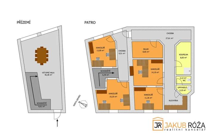 Pronájem kanceláře, Vrchlabí, Na bělidle, 159 m2