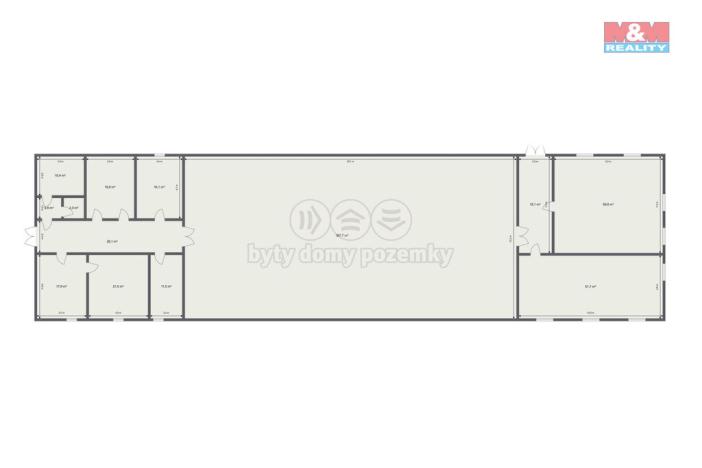 Pronájem obchodního prostoru, Březová, 558 m2