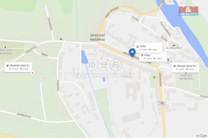 Pronájem obchodního prostoru, Stráž nad Nežárkou, náměstí Emy Destinnové, 24 m2