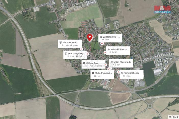 Prodej bytu 1+kk, Jesenice, Sluneční, 36 m2