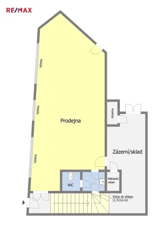 Prodej obchodního prostoru, Doksy, Panská, 300 m2