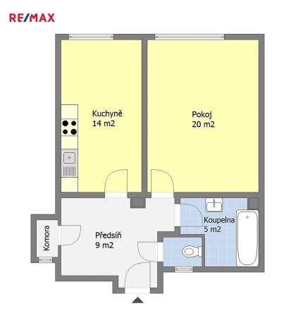 Prodej bytu 2+kk, Praha - Žižkov, Baranova, 50 m2