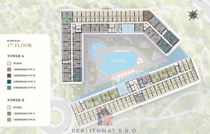 Prodej bytu 2+kk, Dubaj, Spojené arabské emiráty, 70 m2