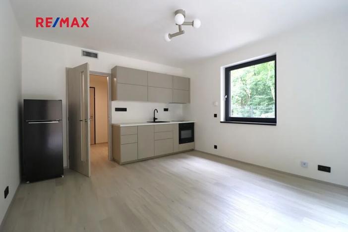 Pronájem bytu 1+kk, Praha - Hlubočepy, Na Zlíchově, 30 m2