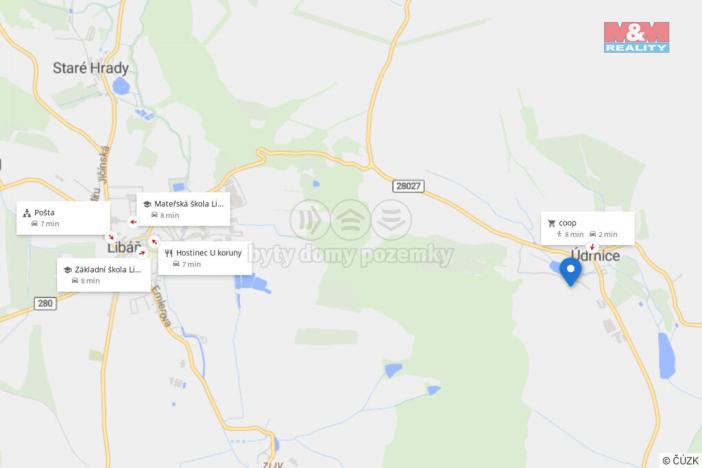 Prodej pozemku pro bydlení, Údrnice, 1975 m2