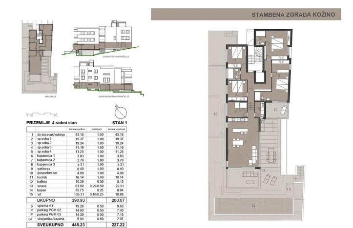 Prodej bytu 3+kk, Zadar, Chorvatsko, 74 m2