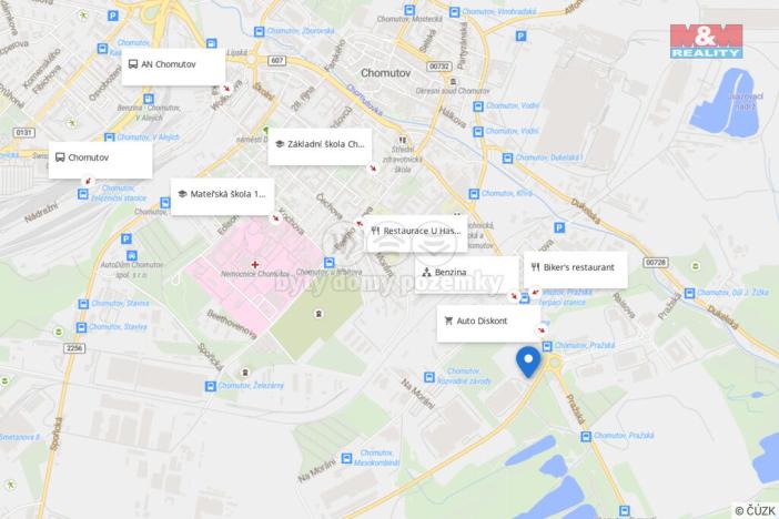 Prodej obchodního prostoru, Chomutov, Pražská, 635 m2