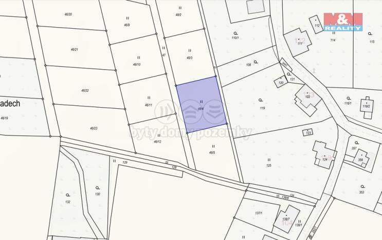 Prodej pozemku pro bydlení, Nový Oldřichov, 853 m2