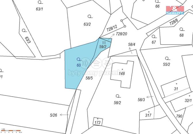 Prodej zahrady, Žitenice - Pohořany, 323 m2