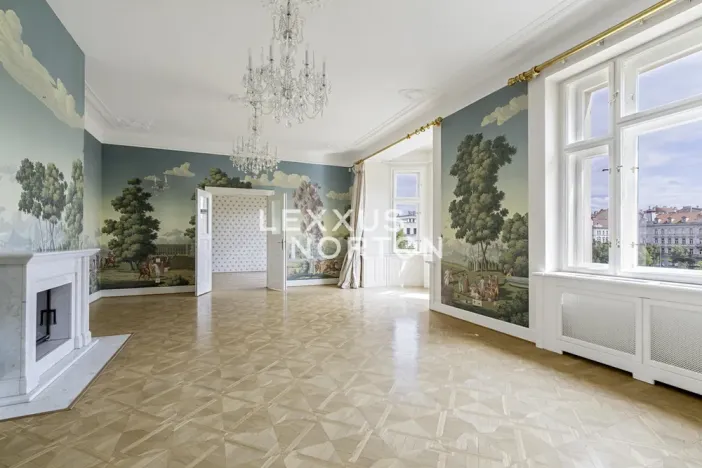 Pronájem bytu 4+kk, Praha - Vinohrady, náměstí Jiřího z Poděbrad, 189 m2