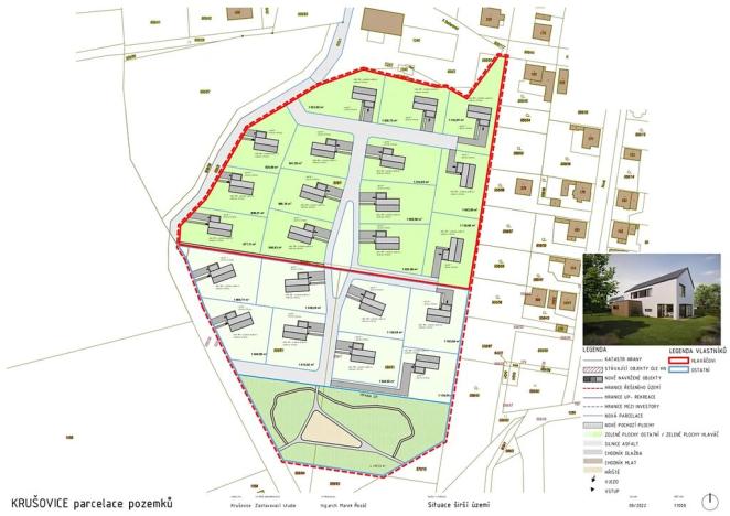 Prodej pozemku pro bydlení, Krušovice, 14406 m2