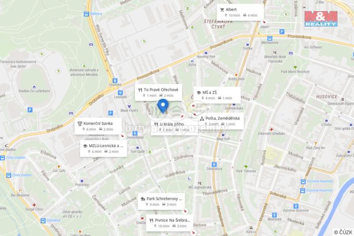 Prodej bytu 2+1, Brno - Černá Pole, Babičkova, 75 m2