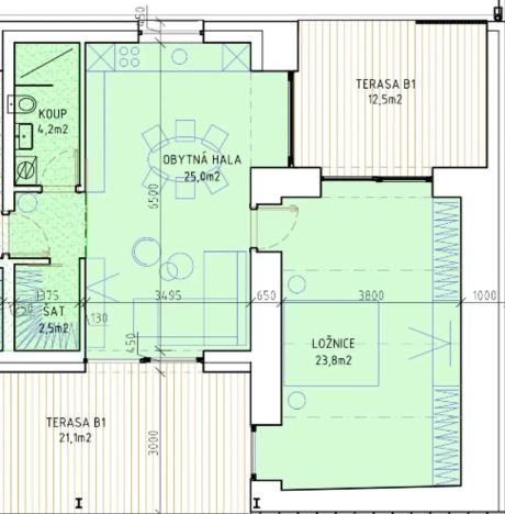 Prodej bytu 2+kk, Olovnice, 55 m2