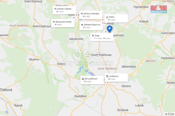 Prodej pozemku pro bydlení, Horní Čermná, 1686 m2