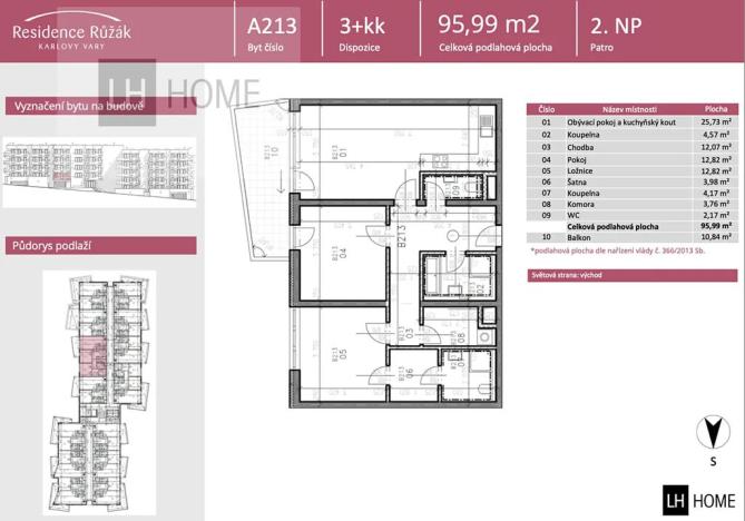 Prodej bytu 3+kk, Karlovy Vary, 95 m2
