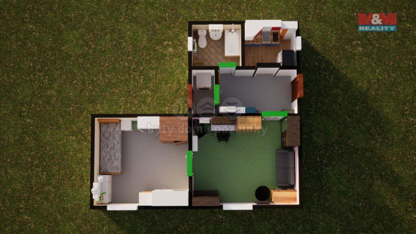 Prodej rodinného domu, Roudnice nad Labem, Barákova, 44 m2