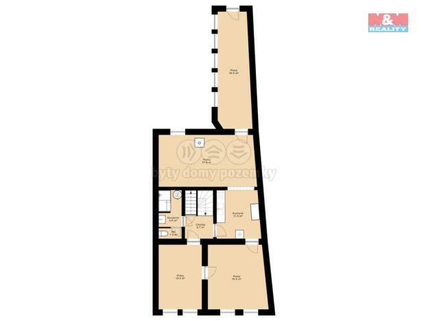 Pronájem obchodního prostoru, Počátky, Horní, 210 m2