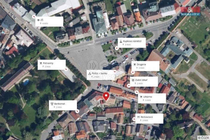 Prodej činžovního domu, Opočno, Baštecká, 970 m2