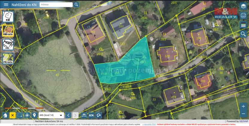 Prodej pozemku pro bydlení, Rabyně, 666 m2