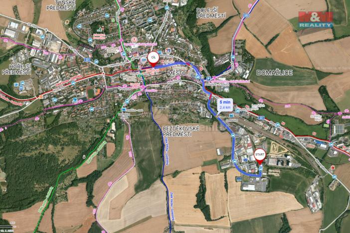 Prodej komerčního pozemku, Domažlice - Dolejší Předměstí, 2736 m2