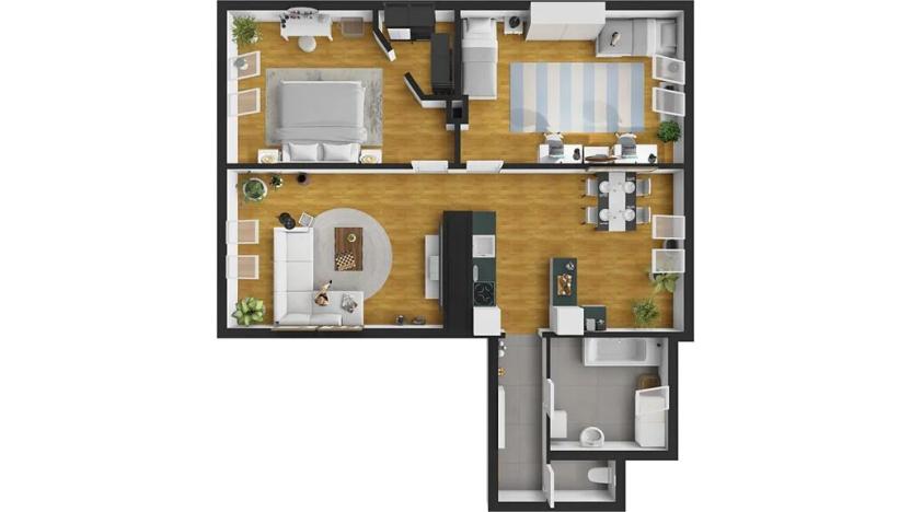 Prodej bytu 3+1, Červené Pečky, U Nádraží, 99 m2