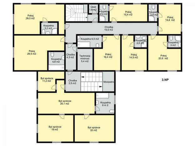 Prodej ubytování, Světlá nad Sázavou, 828 m2