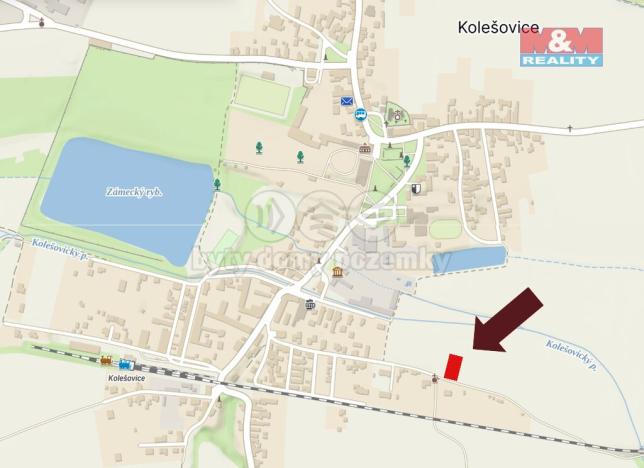 Prodej pozemku pro bydlení, Kolešovice, 1217 m2