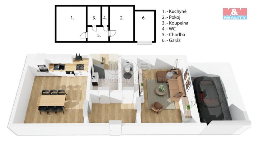 Prodej chalupy, Mladá Vožice - Janov, 143 m2