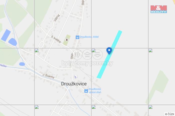Prodej pozemku pro bydlení, Droužkovice, 9198 m2