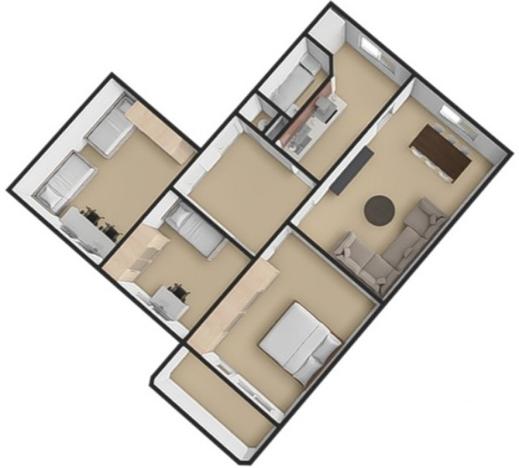 Prodej bytu 4+1, Valašské Klobouky, Luční, 86 m2