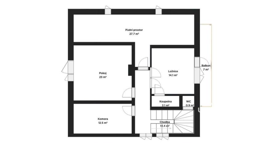 Prodej rodinného domu, Dalečín, 151 m2