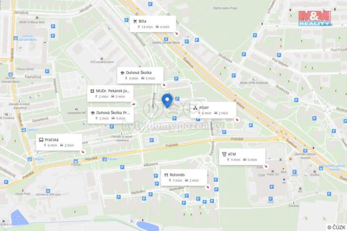 Prodej bytu 3+1, Praha - Záběhlice, Přesličková, 72 m2