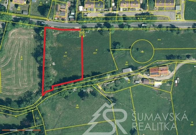 Prodej pozemku, Sušice - Záluží, 3500 m2